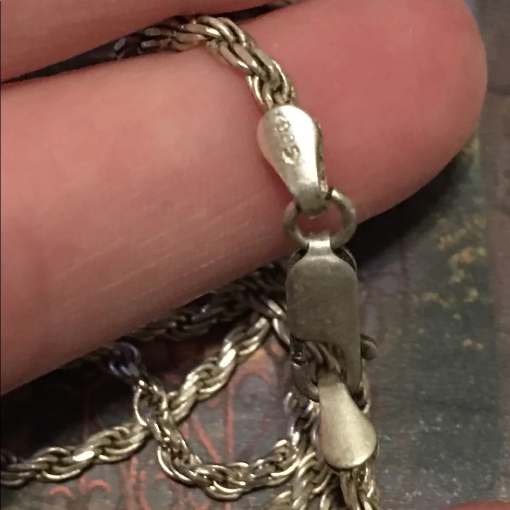 Sterling Silver Solid Rope Chain 24” - image 4